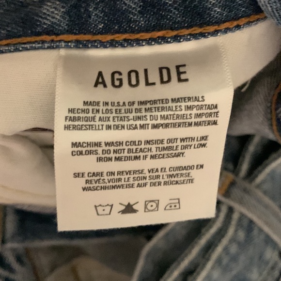 New Agolde wide leg belted jeans - Picture 4 of 10